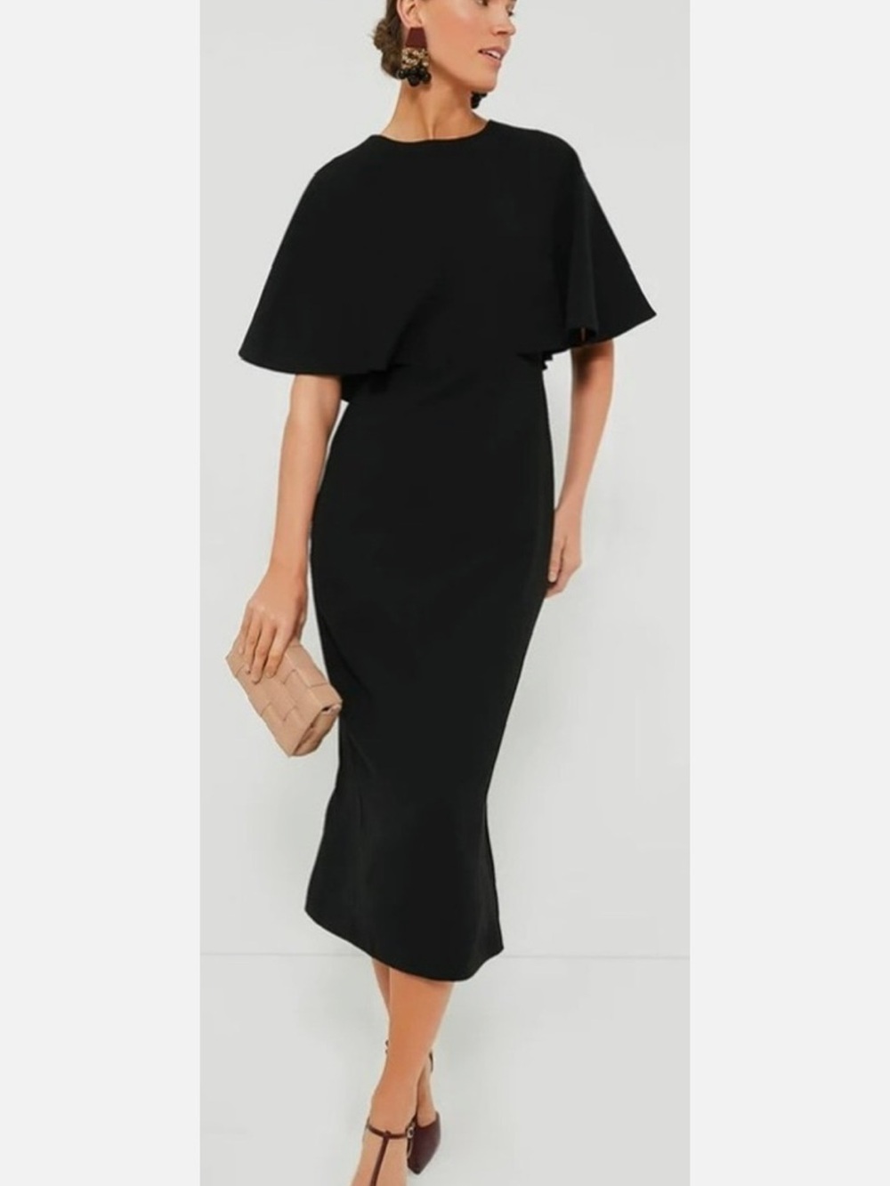 Tuckernuck Pomander Place Black Cape Leah Dress Size 12